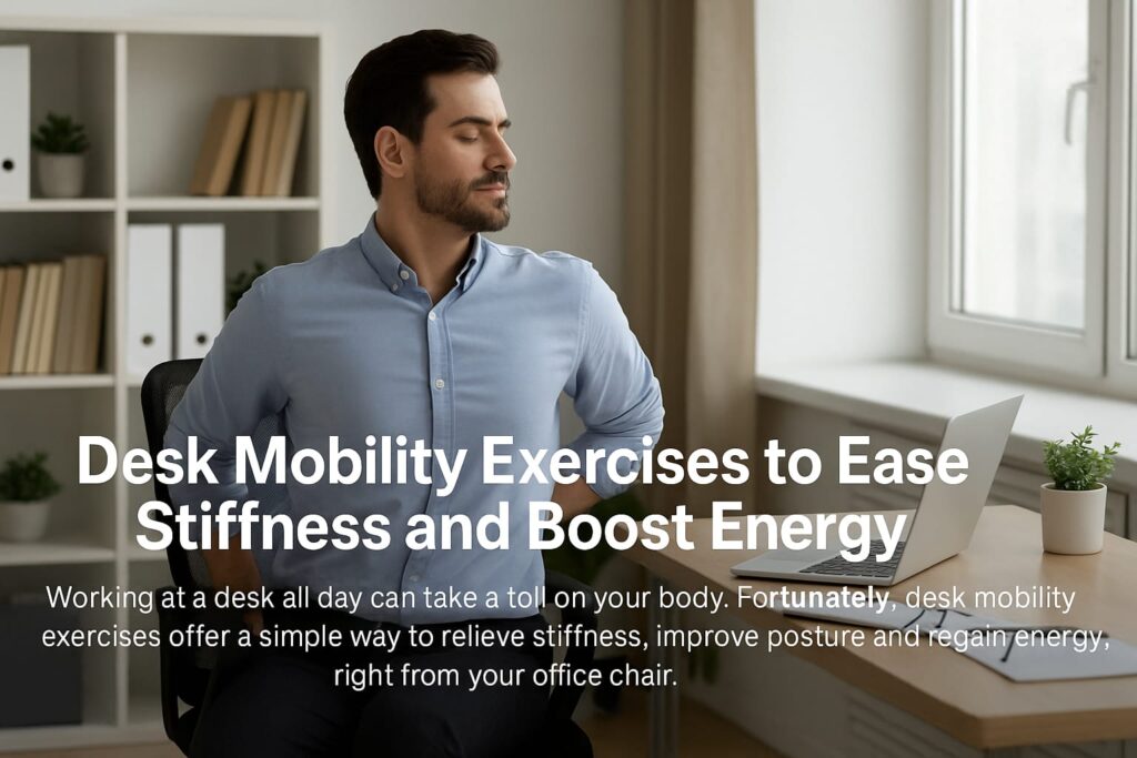 Desk Mobility Exercises to Ease Stiffness and Boost Energy