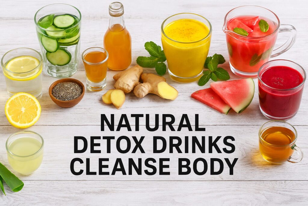 Natural Detox Drinks Cleanse Body